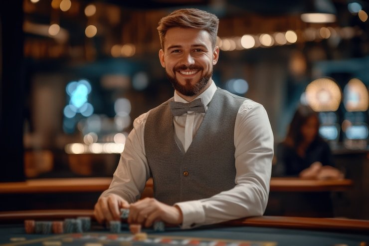 9esim Baccarat, Roulette, Blackjack real dealers ke saath